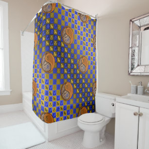 Capricorn & Wood Ox Shower Curtain