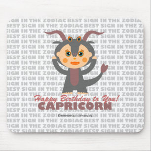 Capricorn Zodiac for kids Mouse Pad
