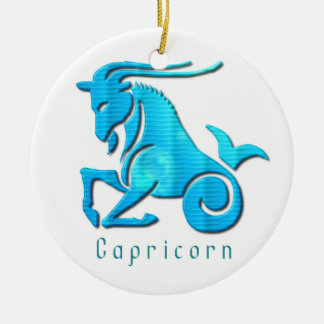 Capricorn Zodiac Orament Ceramic Tree Decoration