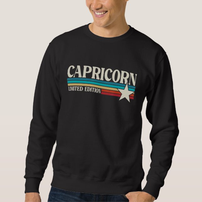 Capricorn Zodiac Sign 1 Sweatshirt (Front)