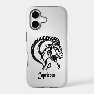 Capricorn Zodiac Sign and Symbol Silver