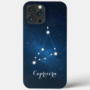 Capricorn Zodiac Sign Constellation iPhone 13 Pro Max Case