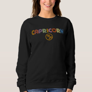 Capricorn Zodiac Sign  Horoscope  Vintage  Classic Sweatshirt