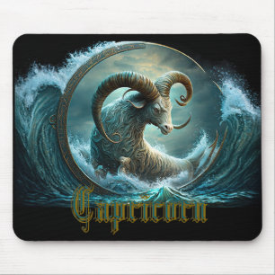 Capricorn Zodiac Sign Mouse Pad