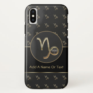 Capricorn Zodiac Sign Personalised iPhone X Case