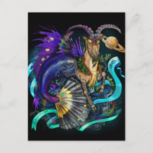 Capricorn Zodiac Sign Postcard