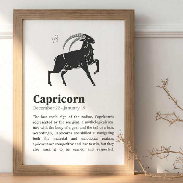 Capricorn Zodiac Sign poster (Creator Uploaded)