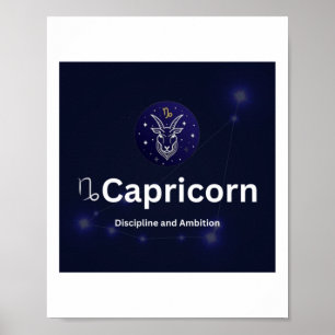 Capricorn Zodiac Sign Sticker 