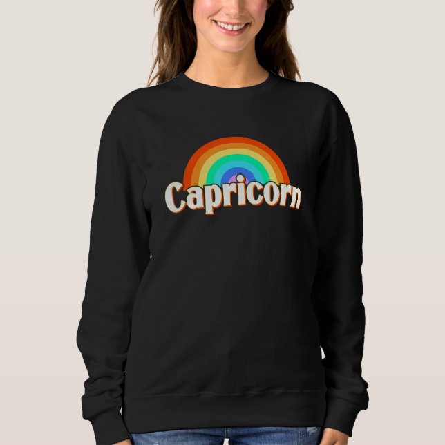 Capricorn Zodiac Sign Sweatshirt (Front)