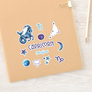 Capricorn Zodiac Sticker Collection