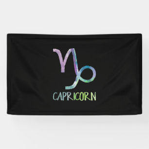 Capricorn Zodiac Symbol Astrology Sea Goat Gift Banner