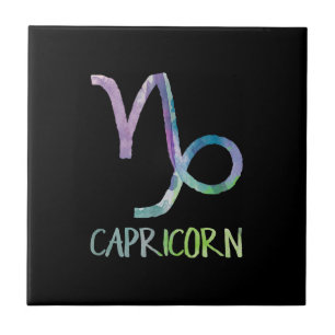 Capricorn Zodiac Symbol Astrology Sea Goat Gift Tile