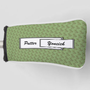 Capricorn Zodiac Symbol Element by K Yoncich Golf Head Cover