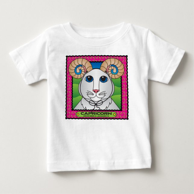 Capricorn Zodicat Infant T-shirt (Front)