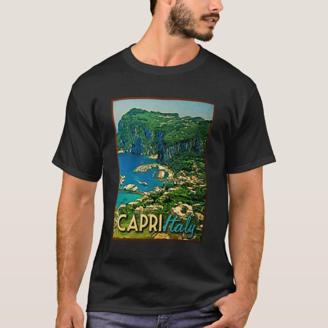 Capris Italy Vintage Travel T-Shirt (Front)