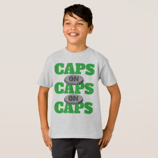 Caps on Caps on Caps Video Gaming T-Shirt