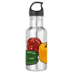 Capsicum cartoon illustration 532 ml water bottle