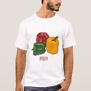 Capsicum cartoon illustration T-Shirt
