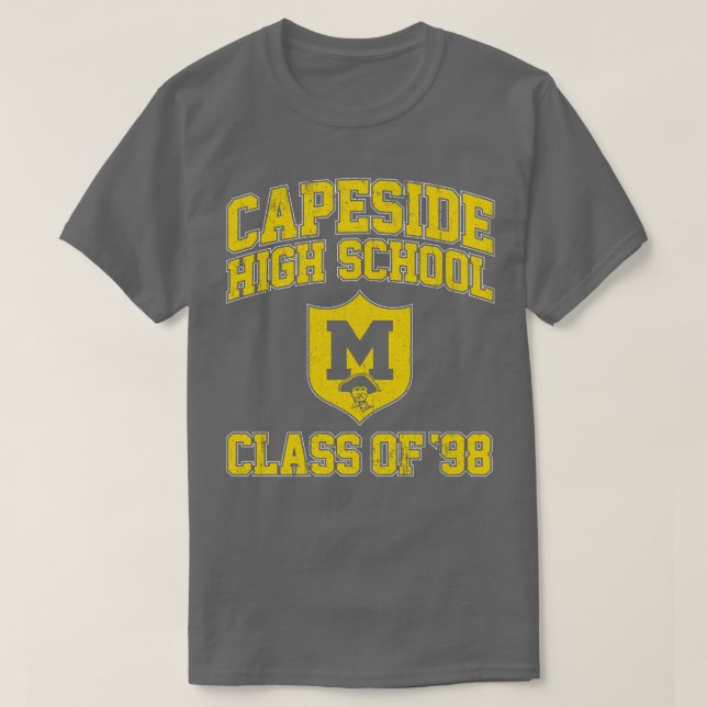 Capside High School Class of 98 Dawsons Creek T-Shirt (Design Front)