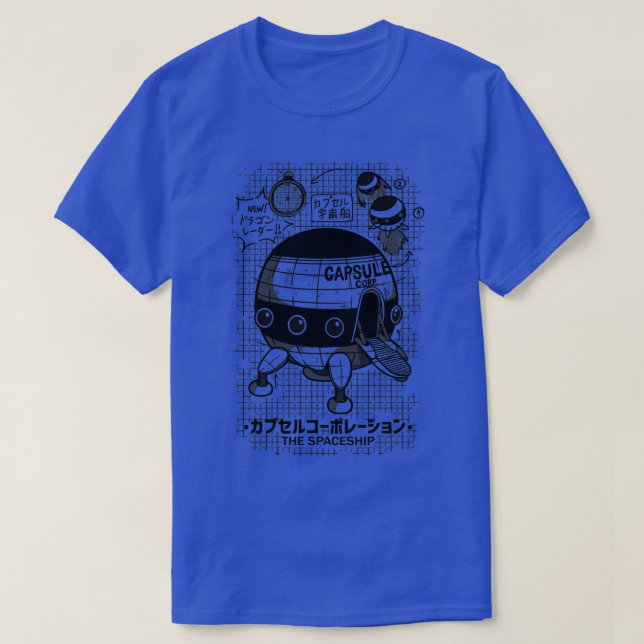 Capsule Spaceship  T-Shirt (Design Front)