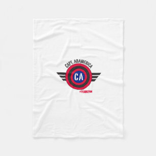 Capt Adamerica Fleece Blanket