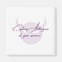 Capt. Aubergine Magnet
