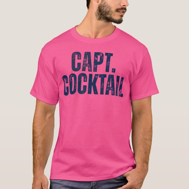 Capt Cocktail Captain Cocktail T-Shirt (Front)