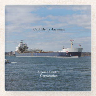 Capt Henry Jackman glass coaster