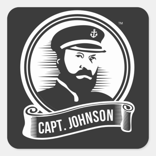 Capt. Johnson Sticker (Front)