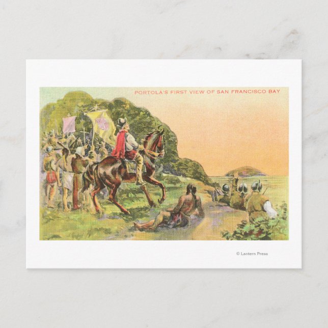 Capt. Portola's First View Postcard (Front)