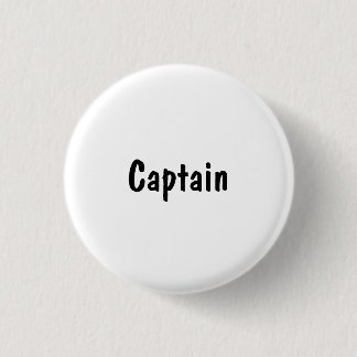 Captain 3 Cm Round Badge