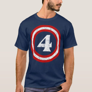 Captain 4th Birthday Kids T-Shirt