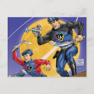 Captain Action Classic Postcard