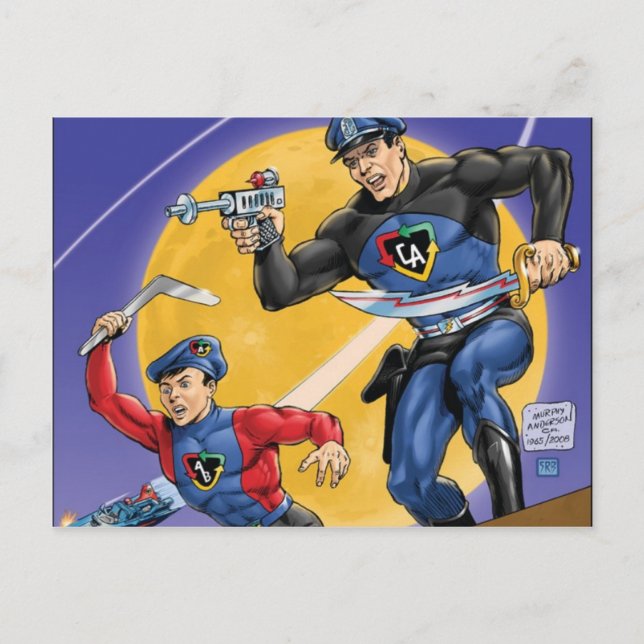 Captain Action Classic Postcard (Front)