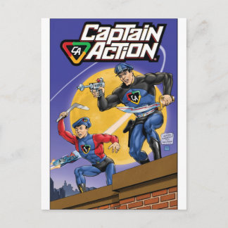 Captain Action- Murphy Anderson Postcard