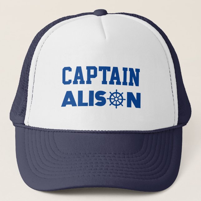 Captain Alison Trucker Hat (Front)