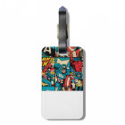 Captain America Retro Comic Book Pattern