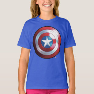 Captain America Shield Badge T-Shirt