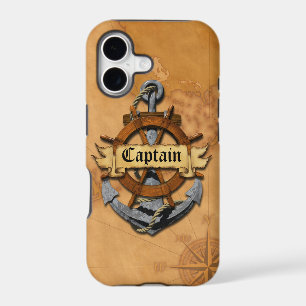 Captain Anchor And Wheel