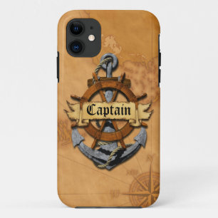 Captain Anchor And Wheel Case-Mate iPhone Case
