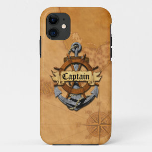 Captain Anchor And Wheel Case-Mate iPhone Case