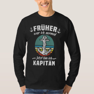 Captain Anchor Boat Owner Men Sayings Ship Captain T-Shirt
