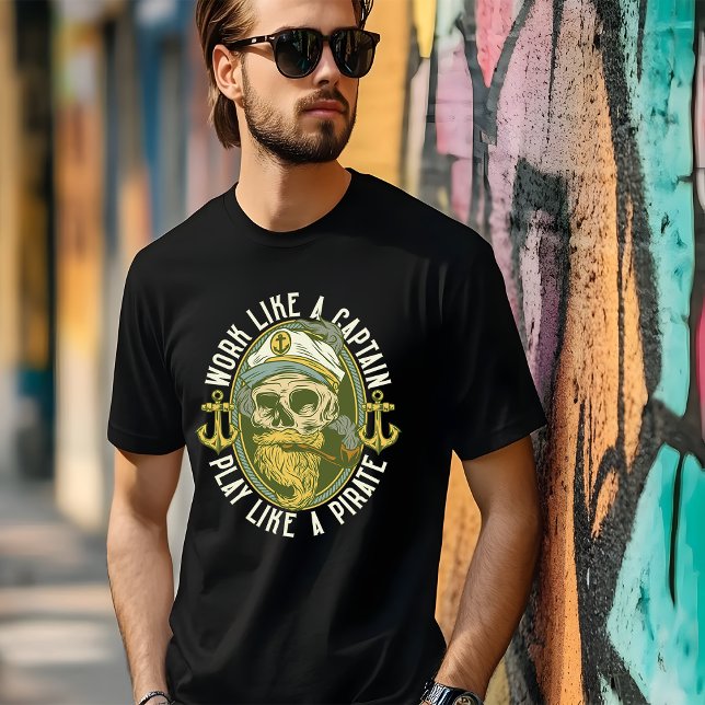 Captain and Pirate of the Sea T-Shirt Sweatshirt (Creator Uploaded)