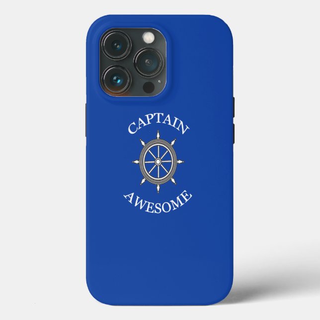 "Captain Awesome"  Case-Mate iPhone Case (Back)
