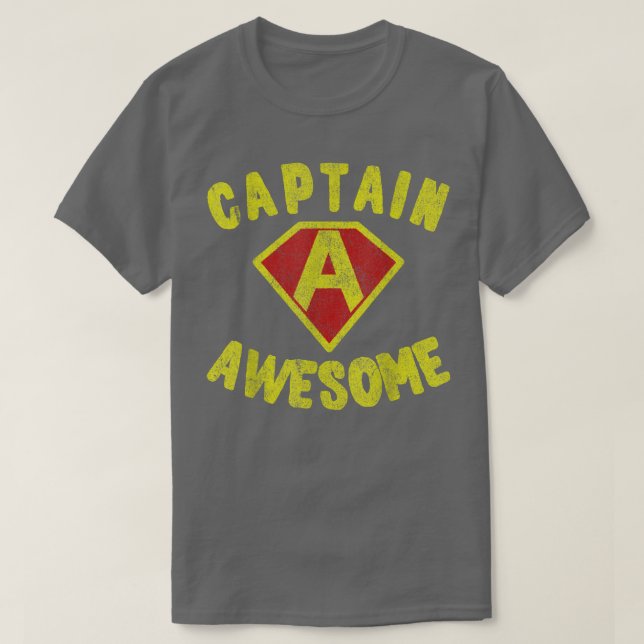 Captain Awesome  T-Shirt (Design Front)