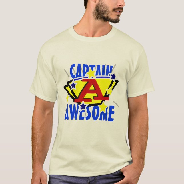 Captain Awesome T-Shirt (Front)