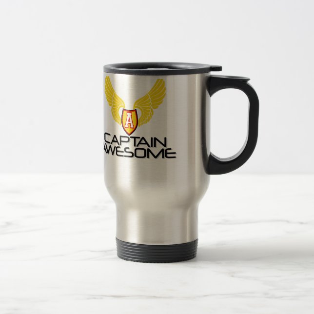 Captain Awesome Travel Mug (Right)