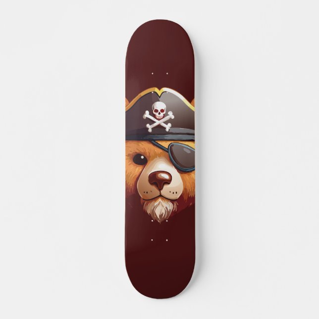 Captain Bear Skateboard (Front)