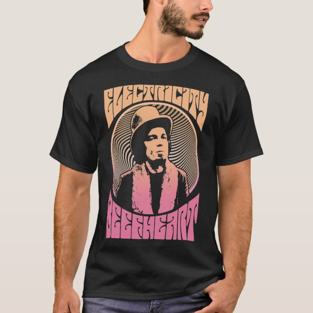 Captain Beefheart Psychedelic Rock Classic T-Shirt (Front)