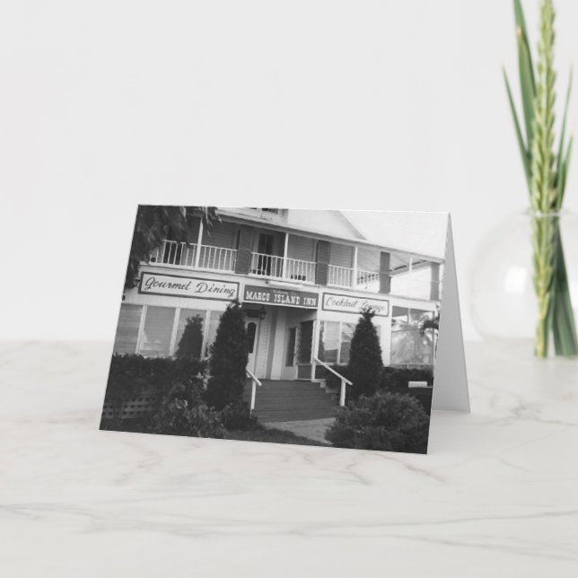 Captain Bill Collier's Inn, Marco Island, Florida Card (Front)